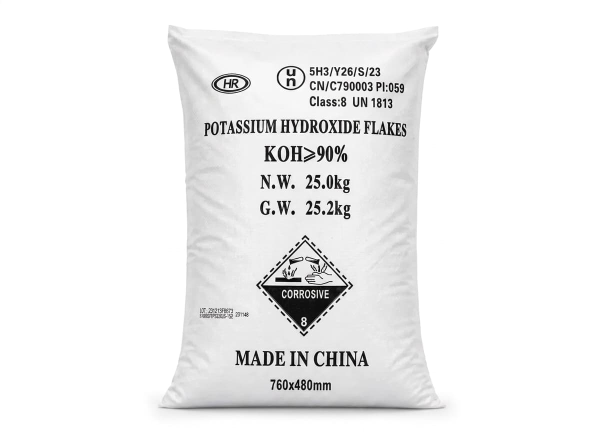 هیدروکسید پتاسیم Potassium Hydroxide - 90%