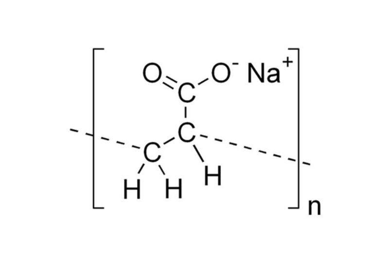 فرمول شیمیایی سدیم پلی آکریلات