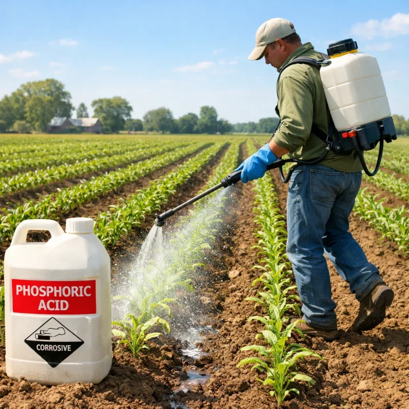 میزان مصرف اسید فسفریک در هکتار